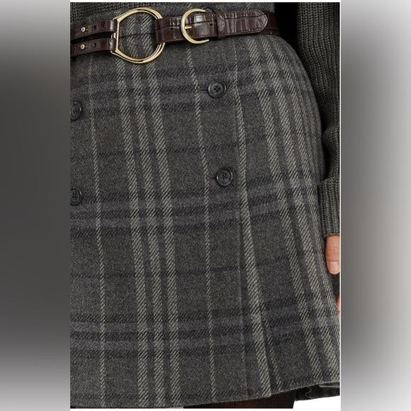 Lauren Ralph Lauren Button Front Mini Skirt - Picture 4 of 4
